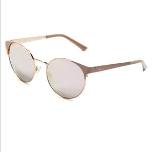 GUESS Lia Mirrored Round Sunglasses